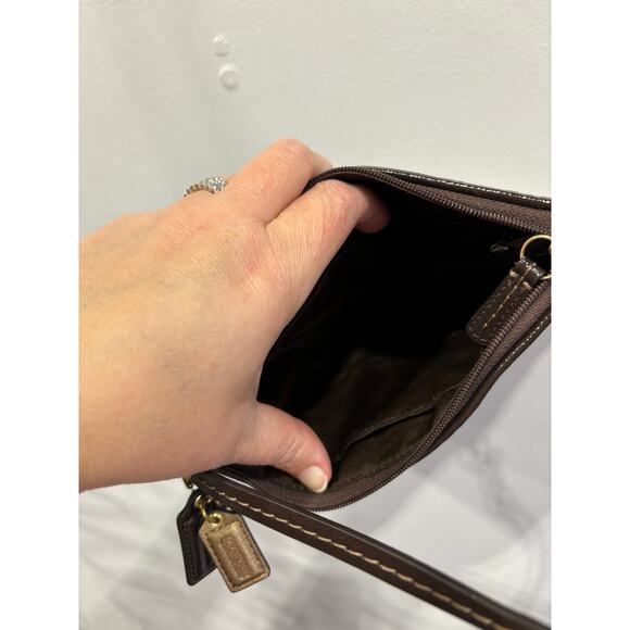 Coach Vintage Y2K Wristlet Monogram Canvas - Picture 4 of 4